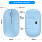 Ultra-Slim Wireless Mouse – Bluetooth & 2.4G Dual Mode | Rechargeable or Battery-Powered | 7 Colors