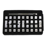 Leather Printing Punching Pin Leather English Punch Letter Punch 36PCs Digital Seal Craft Leather Carving Tools