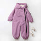 Long Crawling Suit One-piece Hooded Jumpsuit