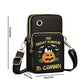 Halloween Pumpkin Mini Crossbody Bag – Cute Phone Wallet Shoulder Bag for Kids & Women