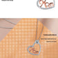 Heart Buckle Mom Necklace | Rose Gold Copper Pendant | Elegant Mother's Day Jewelry Gift for Her