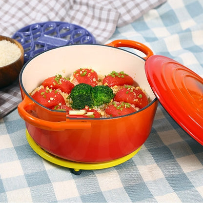 Cast Iron Enamel 5-Piece Cookware Set