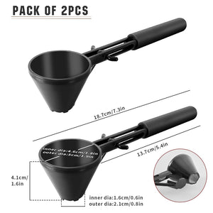 No-Spill Measuring Funnel Spoon – Protein Powder, Egg White & Sports Drink Scoop