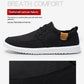 Men's Korean Style Canvas Sneakers – Breathable Low-Top Flat Sole Casual Shoes | Stitching Detail | Gray & Black | EU 39–45 / US 6.5–11.5