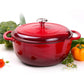 Cast Iron Enamel 5-Piece Cookware Set