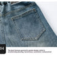 Boys' Straight Leg Loose Fit Jeans | Solid Blue Denim