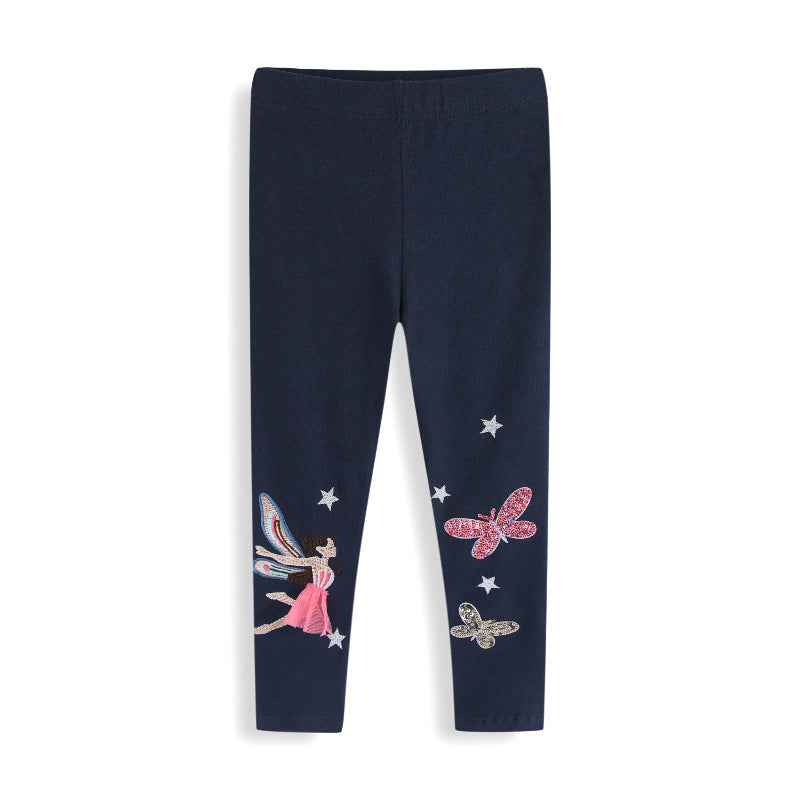 Versatile Slim-fit Outerwear-ready Princess-style Long Pants
