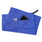 Sports Gym Towel Hooded Invisible Zipper Apron