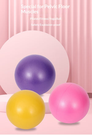 Anti-Burst PVC Yoga Ball – 25cm Balance & Fitness Gymnastics Ball for Exercise, Massage & Dance | Safe for Kids & Pregnant Women
