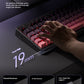 MCHOSE Side-Engraved Wireless Mechanical Keyboard | HiFi Sound, 5-Layer Gasket, Volume Knob | 12 Gradient Styles