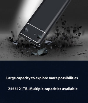 Portable SSD External Hard Drive – Up to 8TB, Metal Shell