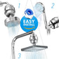 15 to 25 -Layer Active Health Shower Filter with High-Efficiency Shower Head for Enhanced Water Purity and Skin Protection