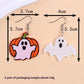 Halloween Acrylic Earrings – Colorful Spooky Fashion Jewelry | 12 Designs