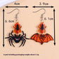 Halloween Acrylic Earrings – Colorful Spooky Fashion Jewelry | 12 Designs