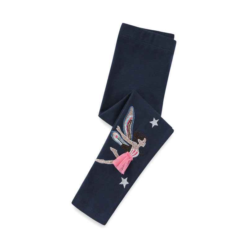 Versatile Slim-fit Outerwear-ready Princess-style Long Pants