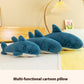 Shark Plush Toy Pillow – Soft Flannel Stuffed Animal Sleeping Cushion for Kids (50cm–90cm)