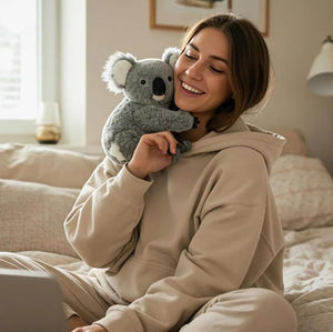 Cartoon Panda & Koala Plush Toy – Cute Soft Stuffed Animal Doll for Kids & Gift (25cm)