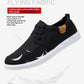 Men's Korean Style Canvas Sneakers – Breathable Low-Top Flat Sole Casual Shoes | Stitching Detail | Gray & Black | EU 39–45 / US 6.5–11.5