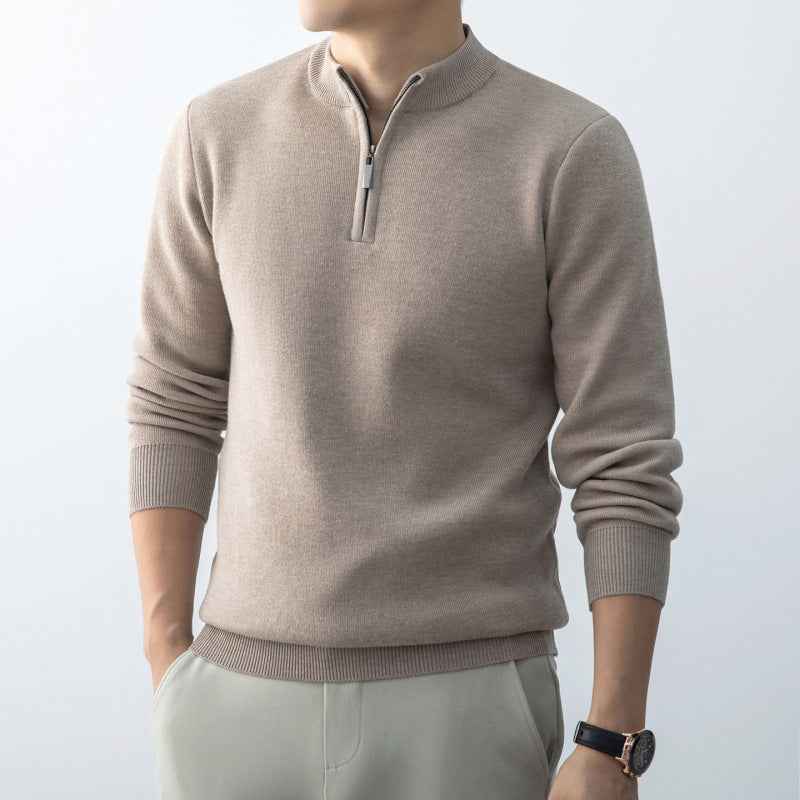 Simple AutumnWinter Mens Sweater Pullover Casual Knitwear