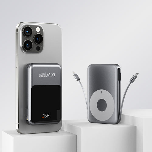 66W Two-wire Magnetic Super Fast Charge Wireless Power Bank