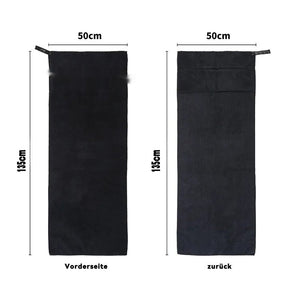 Hooded Gym Towel with Zipper Pocket – Fast-Absorbing Microfiber Sports Towel | 6 Colors
