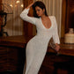 Sweater Long Dress Slim-fit Knit Dress
