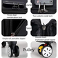 Waterproof Cross-border Black Oxford Cloth Suitcase, Durable 30 Inch Large Capacity, 20 Inch Boarding Case, Luggage Compartment