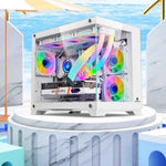 Panoramic Glass 360 Water-cooled Desktop Computer Host