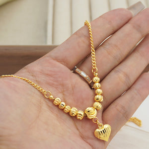 Friendship Heart Necklace for Women | Electroplated Copper Love Jewelry Gift