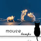 Creative Nordic Resin Mouse Table Lamp Desk LED Night Lights Small Mini Rat Desk Lamps