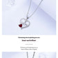 Heart Mom Necklace – Elegant Mother's Day Jewelry Gift for Women
