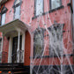 Halloween Cotton Spider Web Decoration – Spooky Atmosphere Prop with Spiders (17 Sizes)