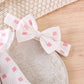 Baby Girl Plaid Romper | Long Sleeve Cotton Jumpsuit