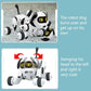 Interactive Electronic Robot Dog Toy – USB Rechargeable, Walks & Plays, Ages 3+ | Pink & Black