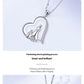 Heart Love Necklace for Women – Elegant Copper Pendant Gift for Mom
