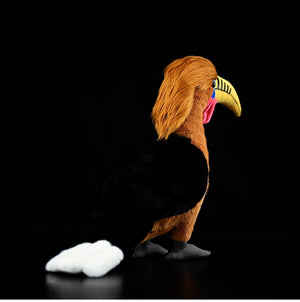 Brown-Necked Hornbill Plush Toy – Original Design Exotic Bird Stuffed Animal