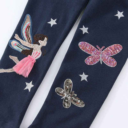 Versatile Slim-fit Outerwear-ready Princess-style Long Pants