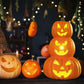 Halloween LED Pompoen Lantaarn – Spookgezicht Licht voor Binnen & Buiten Feestdecoratie