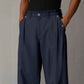 Mens Stylish Solid-color Casual Straight-leg Pants
