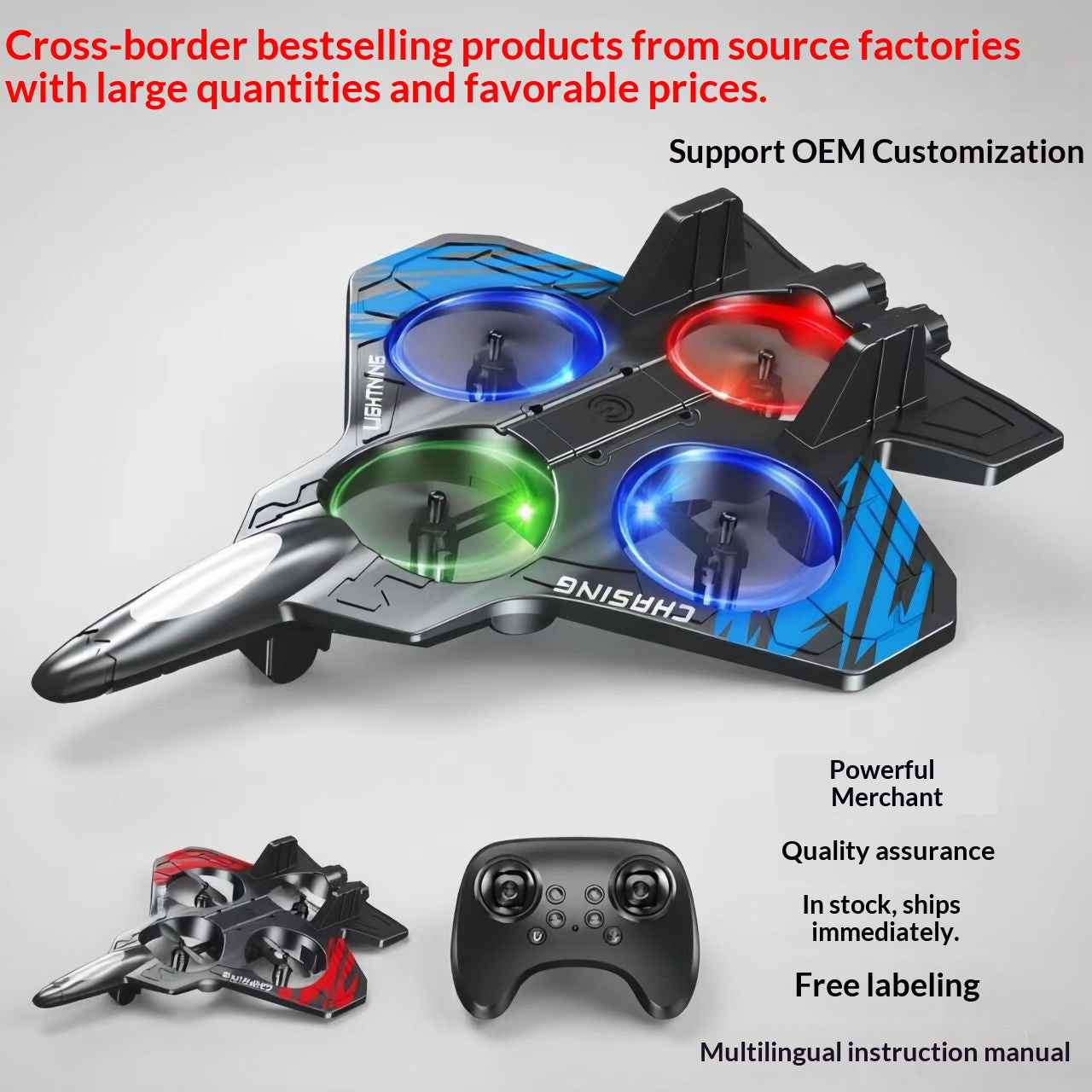 Drone Children's Toy Airplane For Little Boys