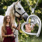 Girl & Horse Necklace – Warm Heartfelt Design Jewelry for Women