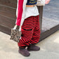 Children's Fleece-lined Cotton Pants For Winter