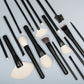 Wooden Handle Soft Hair Makeup Brush Set Beauty Tools