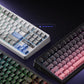 MCHOSE Side-Engraved Wireless Mechanical Keyboard | HiFi Sound, 5-Layer Gasket, Volume Knob | 12 Gradient Styles