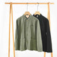 Mens Retro Linen Long-Sleeve Shirt