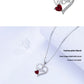 Heart Mom Necklace – Elegant Mother's Day Jewelry Gift for Women