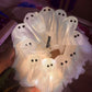 Halloween Light-Up Ghost Garland – Glowing Front Door Hanging Decoration