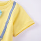 Girls' Cotton Embroidered T-Shirt | Moisture-Wicking Summer Tee