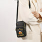 Halloween Pumpkin Mini Crossbody Bag – Cute Phone Wallet Shoulder Bag for Kids & Women