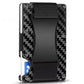 Metal Card Holder Foldable Carbon Fiber